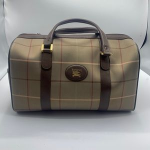 Burberry Brown Plaid Women's Bag